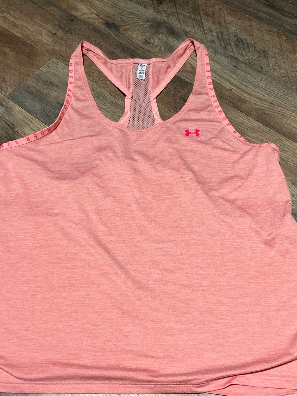 Under Armour Coral Pink Racerback Performance Tank